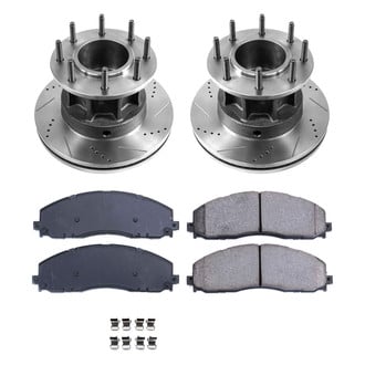 Callahan Brake Parts® - Drilled and Slotted Front Brake Kit