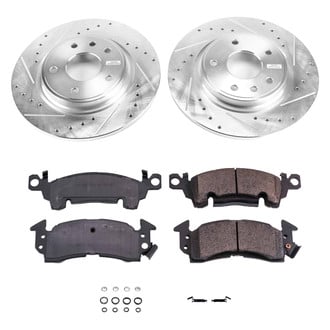 Callahan Brake Parts® - Drilled and Slotted Front Brake Kit