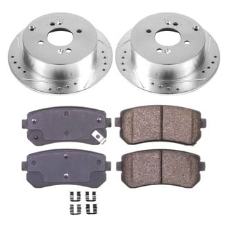 Callahan Brake Parts® - Drilled and Slotted Rear Brake Kit
