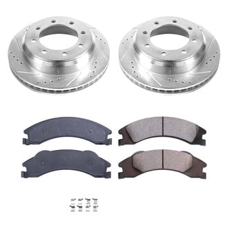 Callahan Brake Parts® - Drilled and Slotted Rear Brake Kit