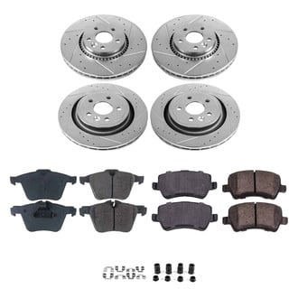 Callahan Brake Parts® - Drilled and Slotted Front and Rear Brake Kit