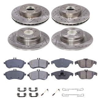 Callahan Brake Parts® - Drilled and Slotted Front and Rear Brake Kit