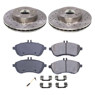 Callahan Brake Parts® - Drilled and Slotted Front Brake Kit