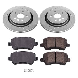 Callahan Brake Parts® - Drilled and Slotted Rear Brake Kit