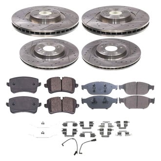 Callahan Brake Parts® - Drilled and Slotted Brake Kit