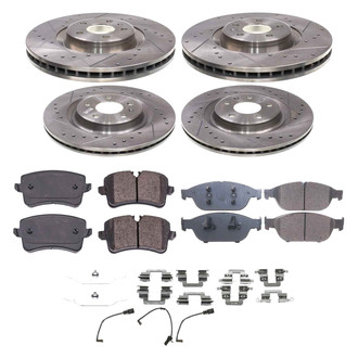 Callahan Brake Parts® - Drilled and Slotted Brake Kit