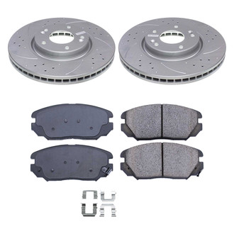 Callahan Brake Parts® - Drilled & Slotted Brake Kit