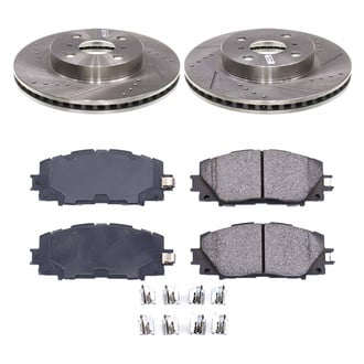 Callahan Brake Parts® - Drilled and Slotted Front Brake Kit