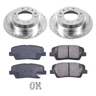 Callahan Brake Parts® - Drilled and Slotted Rear Brake Kit
