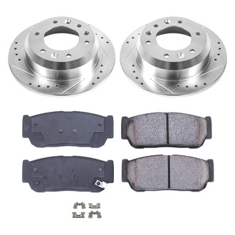 Callahan Brake Parts® - Drilled and Slotted Rear Brake Kit