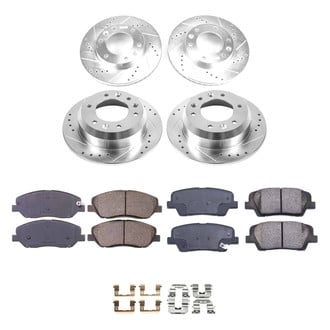 Callahan Brake Parts® - Drilled & Slotted Brake Kit