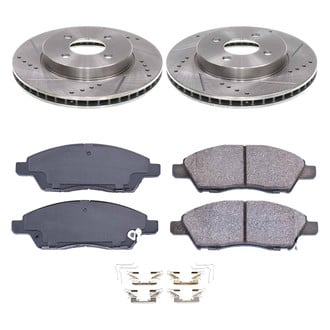 Callahan Brake Parts® - Drilled and Slotted Front Brake Kit