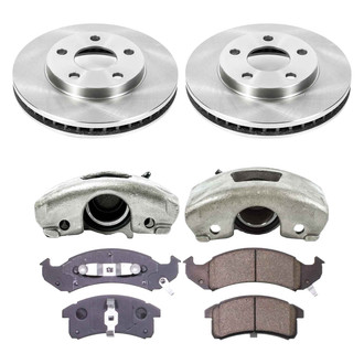 Callahan Brake Parts® - Plain Front Brake Kit with Calipers
