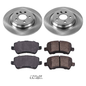 Callahan Brake Parts® - Plain Rear Brake Kit