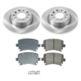 Callahan Brake Parts® - Plain Rear Brake Kit