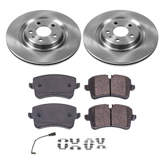 Callahan Brake Parts® - Plain Rear Brake Kit