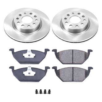 Callahan Brake Parts® - Plain Front Brake Kit