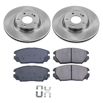 Callahan Brake Parts® - Plain Front Brake Kit