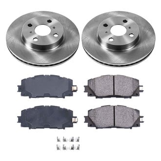 Callahan Brake Parts® - Plain Front Brake Kit