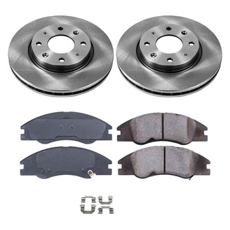 Callahan Brake Parts® - Plain Front Brake Kit