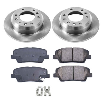 Callahan Brake Parts® - Plain Rear Brake Kit
