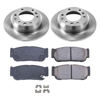 Callahan Brake Parts® - Plain Rear Brake Kit