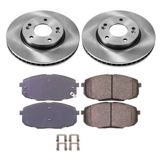 Callahan Brake Parts® - Plain Front Brake Kit