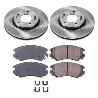 Callahan Brake Parts® - Plain Front Brake Kit