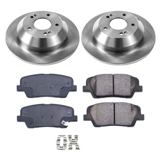 Callahan Brake Parts® - Plain Rear Brake Kit