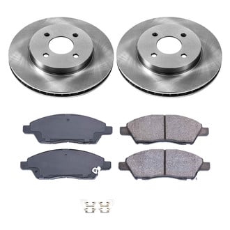 Callahan Brake Parts® - Plain Front Brake Kit