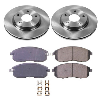 Callahan Brake Parts® - Plain Front Brake Kit