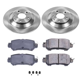 Callahan Brake Parts® - Plain Rear Brake Kit