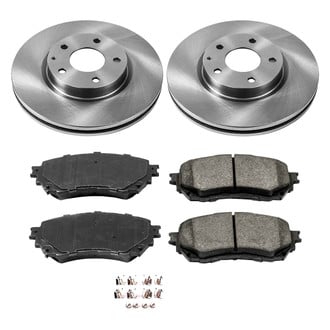Callahan Brake Parts® - Plain Front Brake Kit