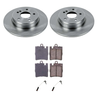 Callahan Brake Parts® - Plain Rear Brake Kit