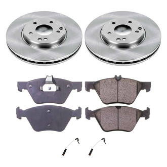 Callahan Brake Parts® - Plain Front Brake Kit