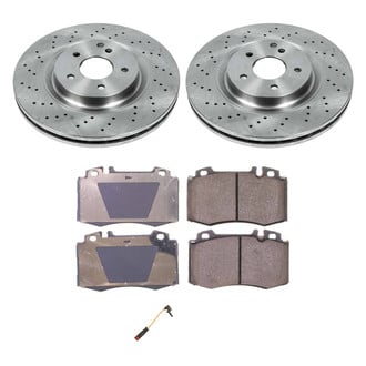 Callahan Brake Parts® - Plain Front Brake Kit