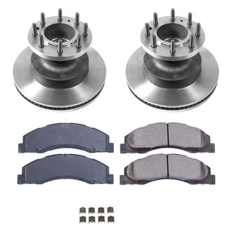 Callahan Brake Parts® - Plain Front Brake Kit