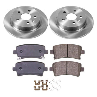 Callahan Brake Parts® - Plain Rear Brake Kit