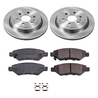Callahan Brake Parts® - Plain Rear Brake Kit