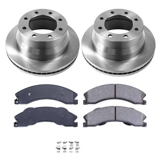 Callahan Brake Parts® - Plain Rear Brake Kit
