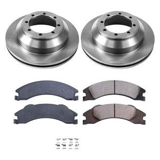 Callahan Brake Parts® - Plain Rear Brake Kit