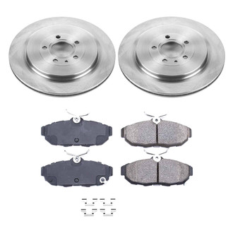 Callahan Brake Parts® - Plain Rear Brake Kit