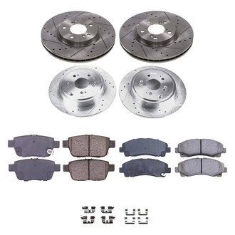 Callahan Brake Parts® - Drilled and Slotted Brake Kit