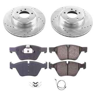 Callahan Brake Parts® - Drilled and Slotted Front Brake Kit