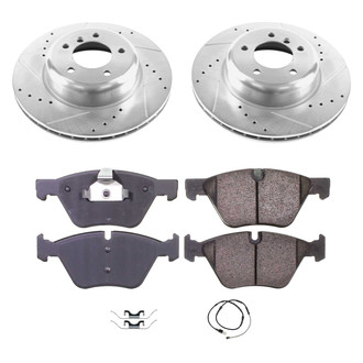 Callahan Brake Parts® - Drilled and Slotted Front Brake Kit