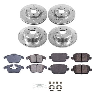 Callahan Brake Parts® - Drilled and Slotted Front and Rear Brake Kit