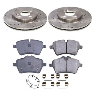 Callahan Brake Parts® - Drilled and Slotted Front Brake Kit