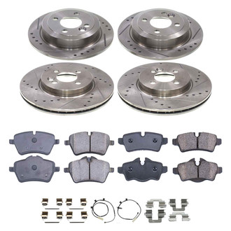 Callahan Brake Parts® - Drilled and Slotted Brake Kit