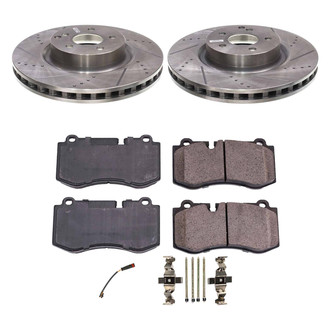 Callahan Brake Parts® - Drilled and Slotted Front Brake Kit