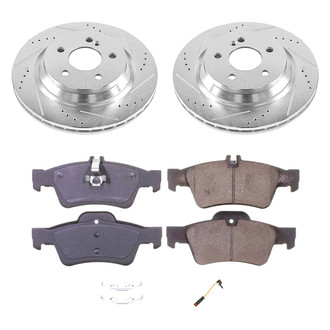 Callahan Brake Parts® - Drilled and Slotted Rear Brake Kit